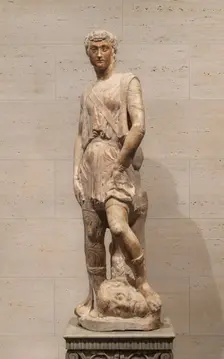 The David of the Casa Martelli, c. 1461/1479. Creators: Antonio Rossellino, Bernardo Rossellino