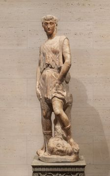 The David of the Casa Martelli, c. 1461/1479. Creators: Antonio Rossellino, Bernardo Rossellino