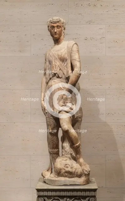 The David of the Casa Martelli, c. 1461/1479. Creators: Antonio Rossellino, Bernardo Rossellino.