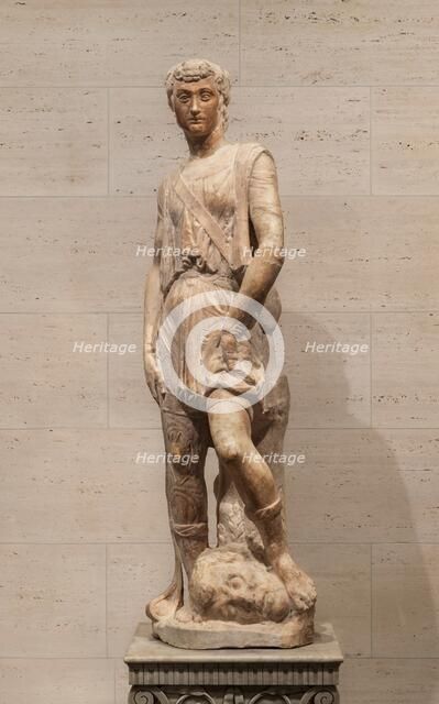 The David of the Casa Martelli, c. 1461/1479. Creators: Antonio Rossellino, Bernardo Rossellino.