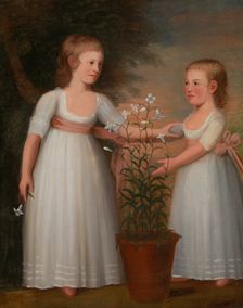 The Davis Children (Eliza Cheever Davis and John Derby Davis), 1795. Creator: Edward Savage