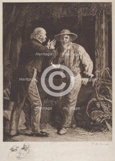 The Day Before the Election, 1887. Creator: Thomas Waterman Wood.