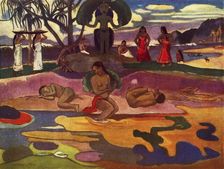The Day of the God (Mahana No Atua) 1936. Artist: Paul Gauguin