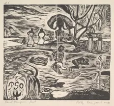The Day of God, 1894-95. Creator: Paul Gauguin