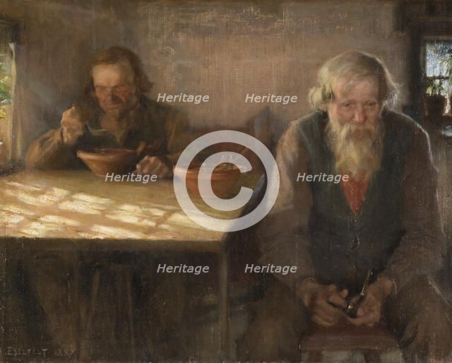 The Day of Rest, 1889. Creator: Albert Edelfelt.