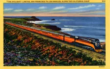 The Daylight Limited, San Francisco to Los Angeles, along the California Coast, 1942