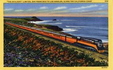 The Daylight Limited, San Francisco to Los Angeles, along the California Coast, 1942