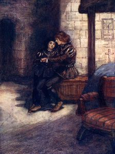 The days seemed very long and dreary to the two little boys c1483, (1905).Artist: A S Forrest