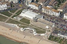 The De La Warr Pavilion and The Colonnade, Bexhill, East Sussex, 2016. Creator: Damian Grady