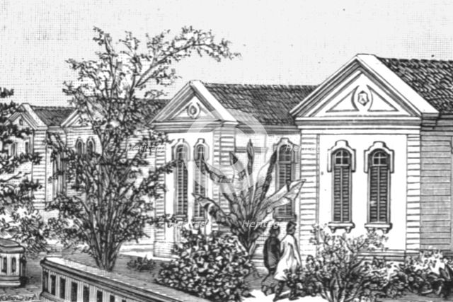 ''The de Soysa Lying-In Home and Medical Museum, Colombo', 1891 Creator: LK van Dort.