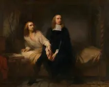 The De Witt Brothers in Captivity, 1838. Creator: Gustaf Wappers