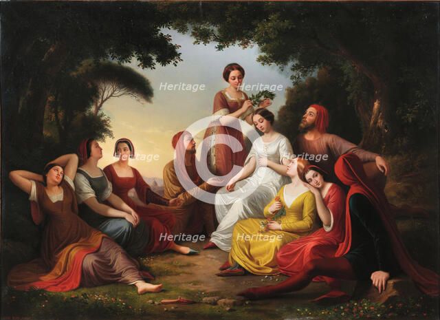 The Decameron, 1855. Creator: Ruo; Gennaro (1812-1884).