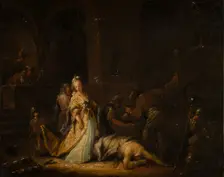 The Decapitation of St John the Baptist, c1750-1769. Creator: Johann Georg Trautmann