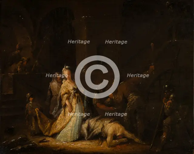 The Decapitation of St John the Baptist, c1750-1769. Creator: Johann Georg Trautmann.