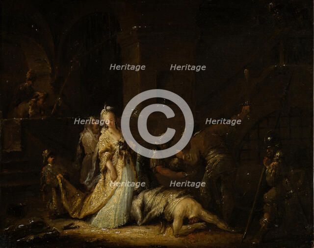 The Decapitation of St John the Baptist, c1750-1769. Creator: Johann Georg Trautmann.