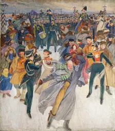 The Decembrist Revolt at the Senate Square on December 14, 1825 late 19th century. Artist: Dmitry Kardovsky
