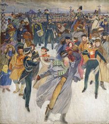 The Decembrist Revolt at the Senate Square on December 14, 1825 late 19th century. Artist: Dmitry Kardovsky