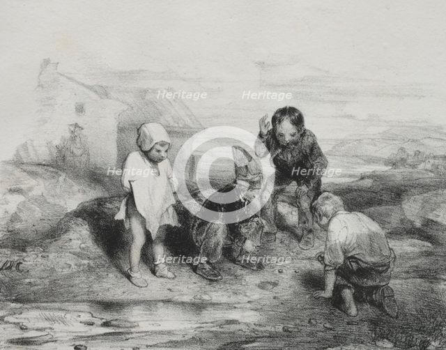 The Deciding Throw. Creator: Alexandre-Gabriel Decamps (French, 1803-1860).