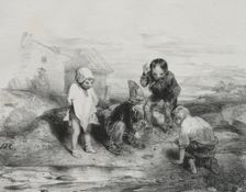 The Deciding Throw. Creator: Alexandre-Gabriel Decamps (French, 1803-1860)
