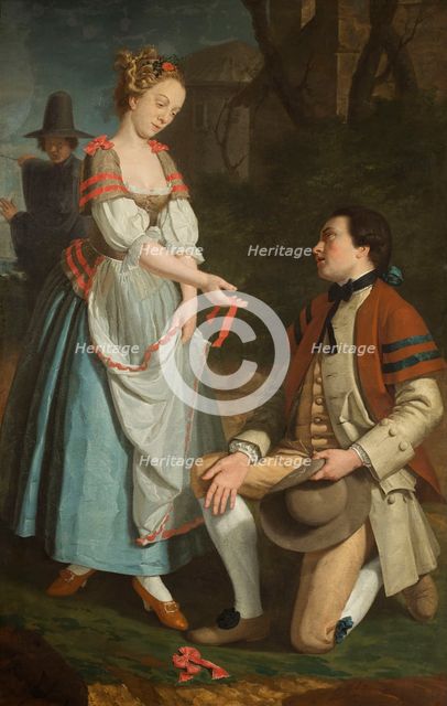 The Declaration Of Love, 1771. Creator: Defrance, Léonard (1735-1805).