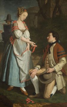 The Declaration Of Love, 1771. Creator: Defrance, Léonard (1735-1805)