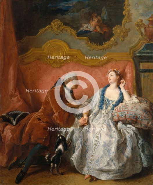 The Declaration of Love, ca. 1724. Creator: Jean Francois de Troy.