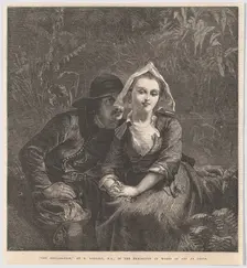 The Declaration, from "Illustrated London News", August 29, 1868. Creator: William Luson Thomas