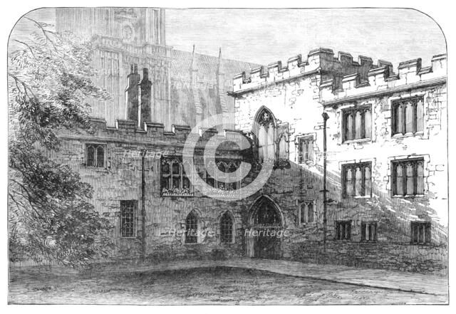The Deanery, Dean's-Yard, Westminster, 1881. Creator: Unknown.