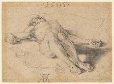 The Dead Christ, 1505. Creator: Albrecht Dürer (German, 1471-1528)