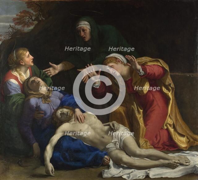 The Dead Christ Mourned (The Three Maries), ca 1604. Artist: Carracci, Annibale (1560-1609)