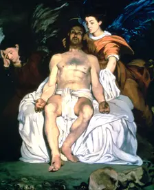 The Dead Christ and the Angels 1864. Artist: Edouard Manet