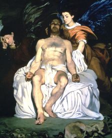 The Dead Christ and the Angels 1864. Artist: Edouard Manet
