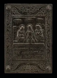 The Dead Christ between the Virgin and Saint John, 15th century. Creator: Unknown