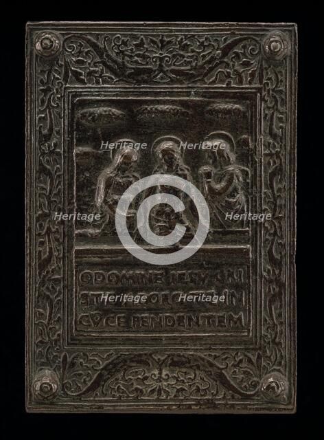 The Dead Christ between the Virgin and Saint John, 15th century. Creator: Unknown.