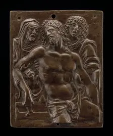 The Dead Christ Supported by the Virgin and Saint John, 1513 or before. Creator: Moderno