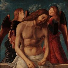 The Dead Christ supported by Two Angels, c1505-1510. Creator: Carpaccio, Vittore (1460-1526)