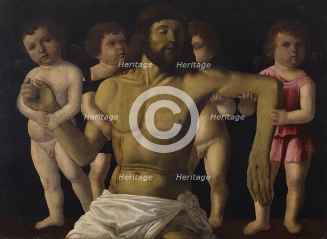 The Dead Christ Supported by Angels, late 1490s. Creator: Filippo Mazzola.