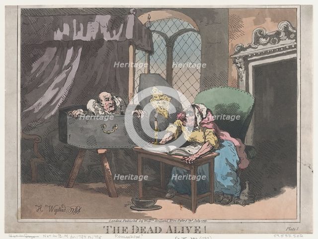 The Dead Alive!, July 1795., July 1795. Creator: Thomas Rowlandson.