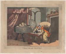 The Dead Alive!, July 1795., July 1795. Creator: Thomas Rowlandson