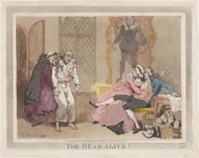 The Dead Alive!, July 1795., July 1795. Creator: Thomas Rowlandson
