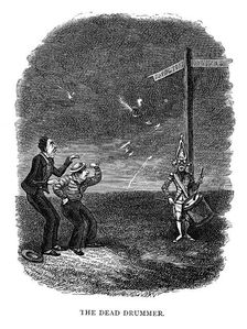 The Dead Drummer 1840. Artist: George Cruikshank