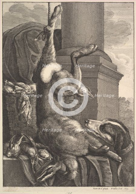 The Dead Hare, 1649. Creator: Wenceslaus Hollar.