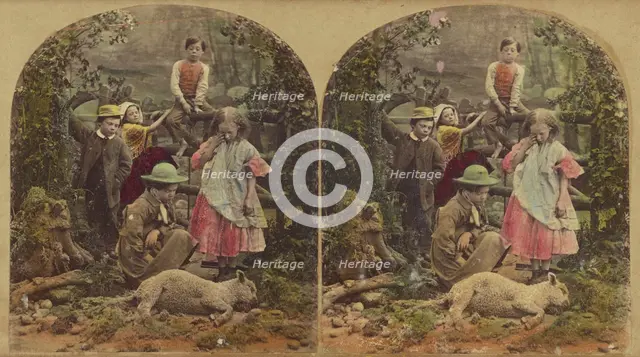 The Dead Lamb, 1868. Creator: London Stereoscopic & Photographic Co.