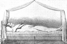 The Dead Lion: the body of Napoleon at Longwood, 1909. Creator: Unknown