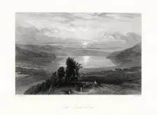 The Dead Sea 19th century. Artist: W Miller