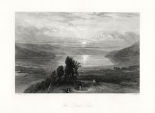 The Dead Sea 19th century. Artist: W Miller