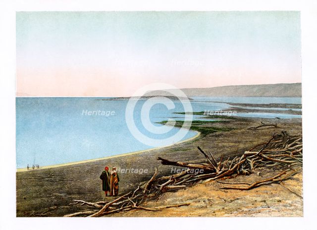 The Dead Sea, c1870.Artist: W Dickens