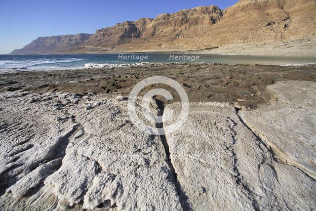 The Dead Sea, Israel. Artist: Samuel Magal