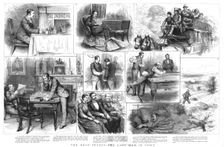 'The Dead Season--The Last Man in Town 1888. Creator: G Durand