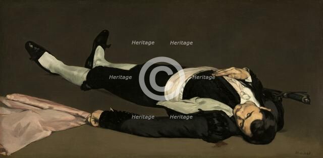 The Dead Toreador, probably 1864. Creator: Edouard Manet.
